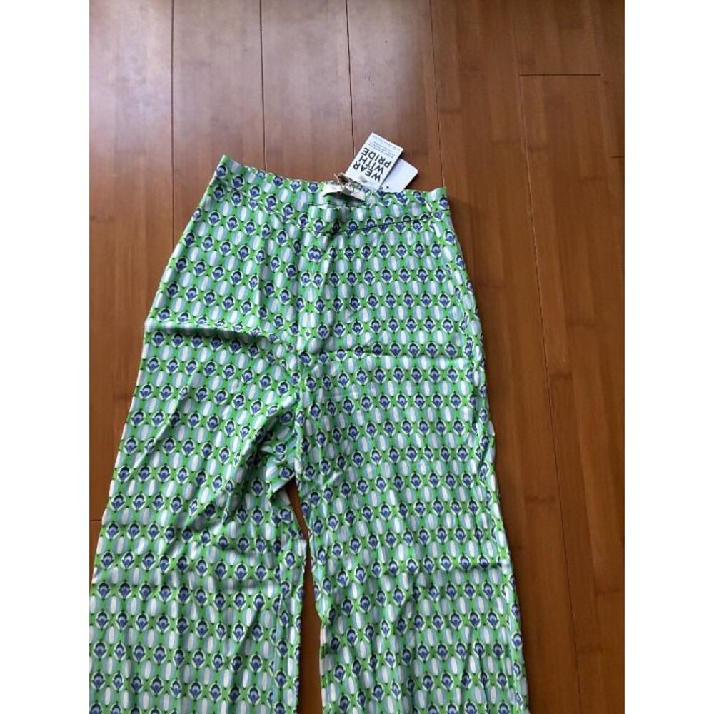 Favorite Daughter Women's The Friday Pant Green viscose NWOT 2 - Picture 4 of 8